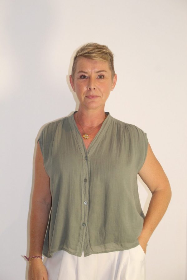 Top voile de coton