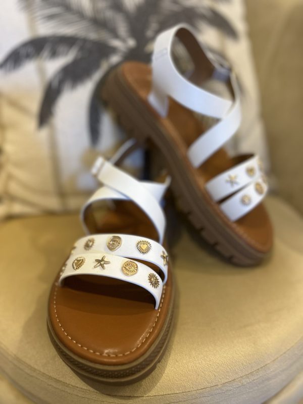 Sandales blanches