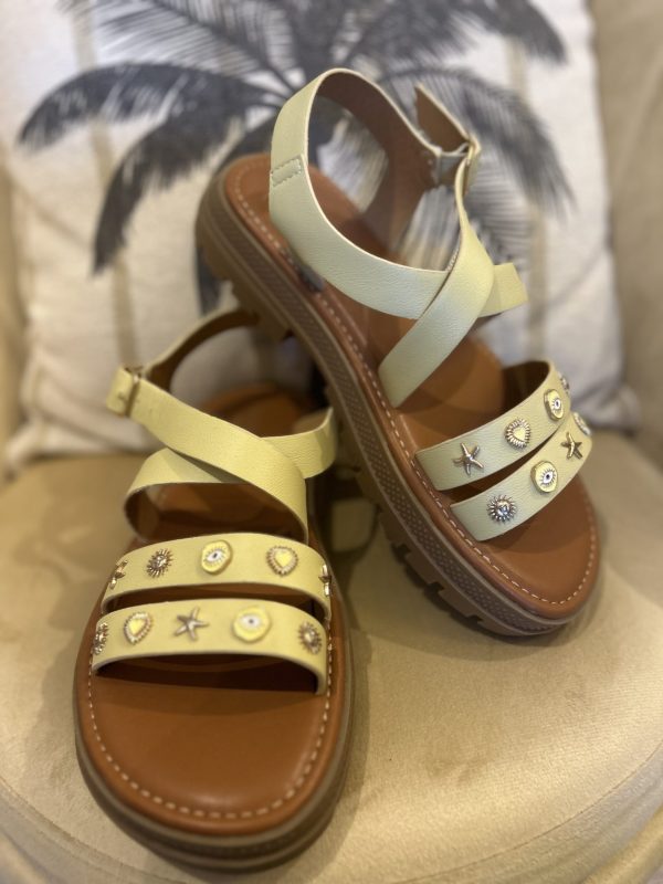 Sandales jaune