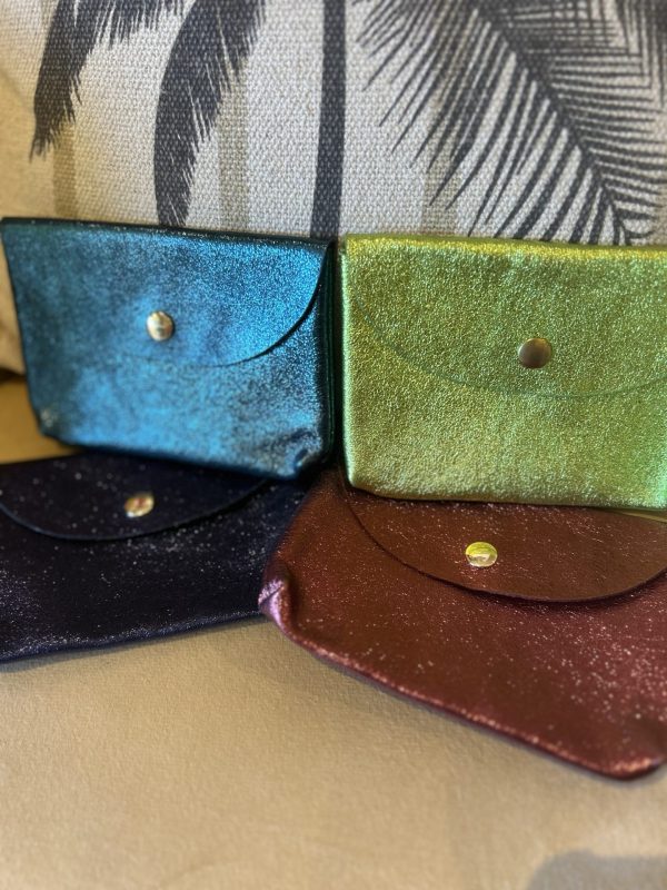 Pochette longue metalisée