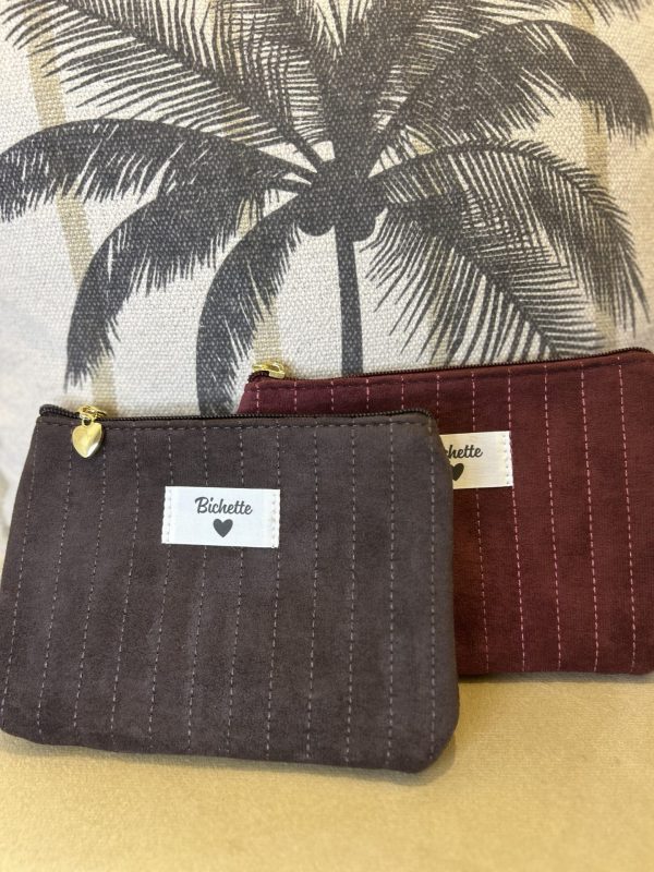 Pochette velour bichette